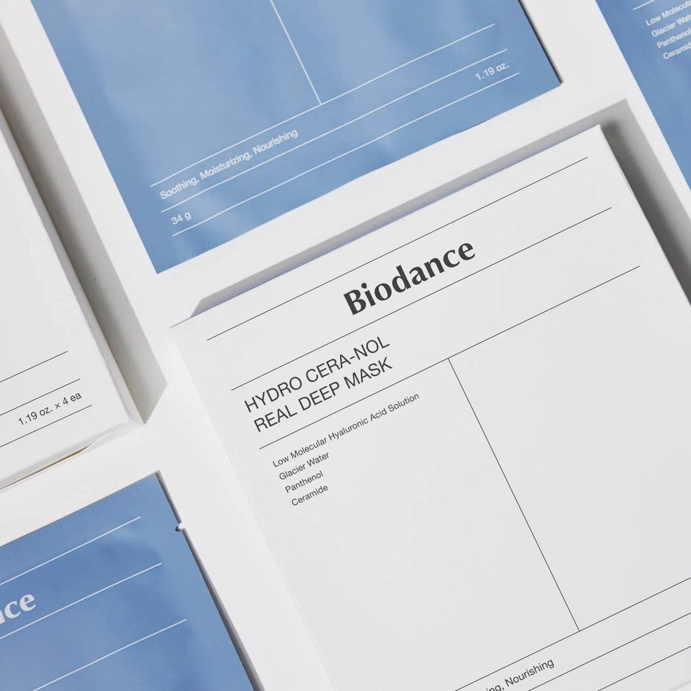 Biodance™ Hydro Cera-nol Real Deep Mask (Boîte de 4 masques)